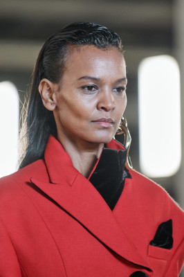 Liya Kebede - Balmain Autumn/Winter 2020 Fashion Show in Paris