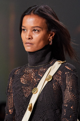 Liya Kebede - Bottega Veneta Autumn/Winter 2020 Fashion Show in Milan 