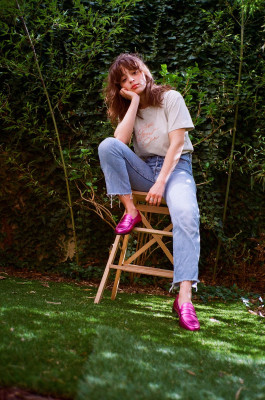 Lucie Bourdeu - T-shirt &amp; Jeans Photoshoot | August 02, 2021