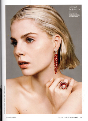 Lucy Boynton – Vanity Fair On Jewellery August 2019 Issue