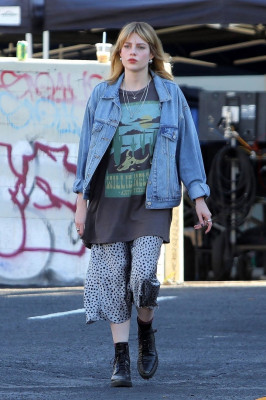Lucy Boynton - &#039;The Greatest Hits&#039; On Set in Los Angeles 09/26/2022