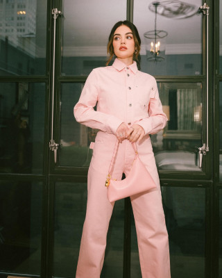 Lucy Hale by Kim Tin for 'Which Brings Me to You' Press Day in NY 01/16/2024
