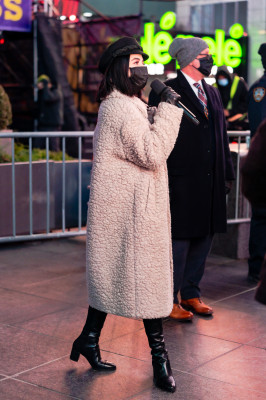 Lucy Hale - New Year&#039;s Rocking Eve in Times Square, New York | 30.12.2020