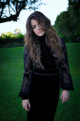 Lucy Hale by Bleacher + Everard for Prestige Runway (2012)