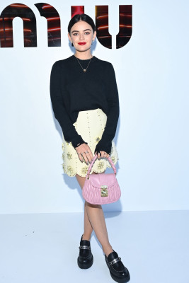 Lucy Hale-Miu Miu Show in Paris 
