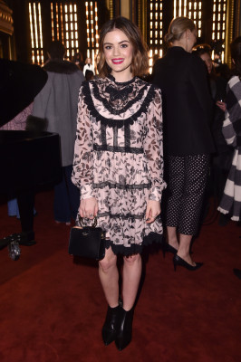 Lucy Hale - Kate Spade Fashion Show in NYC