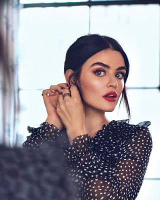 LUCY HALE at a Photoshoot in New York, September 2019
