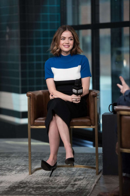 Lucy Hale – Visits AOL Build Series at Build Studio in New York City