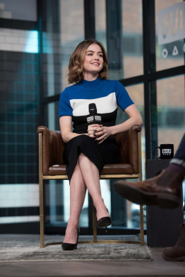 Lucy Hale – Visits AOL Build Series at Build Studio in New York City