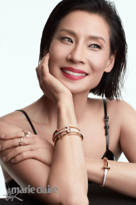 LUCY LIU for Marie Mlaire Magazine, China April 2020