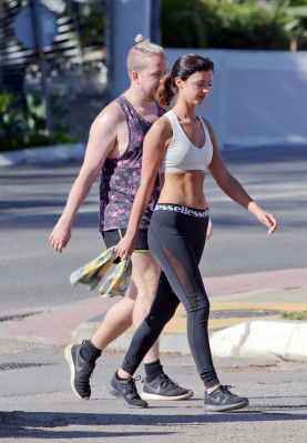 Lucy Mecklenburg in Tights out in Marbella