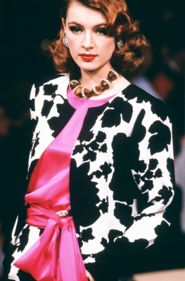 Ludmila Isaeva for Yves Saint Laurent 1991