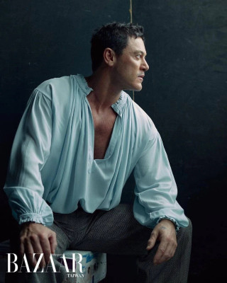 Luke Evans for Harper&#039;s BAZAR oct 2023
