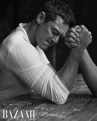 Luke Evans for Harper&#039;s BAZAR oct 2023