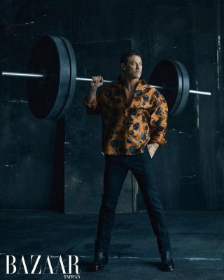 Luke Evans for Harper&#039;s BAZAR oct 2023