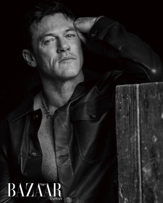 Luke Evans for Harper&#039;s BAZAR oct 2023