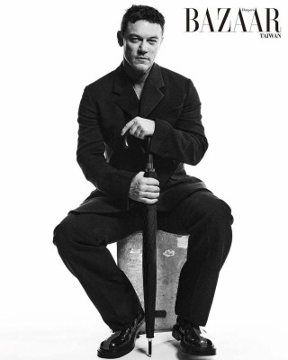 Luke Evans for Harper&#039;s BAZAR oct 2023