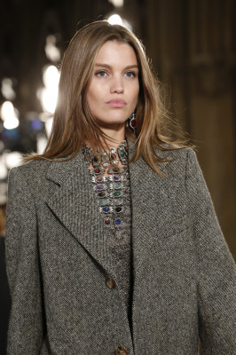 Luna Bijl - Ralph Lauren Fall/Winter 2018 Fashion Show in New York