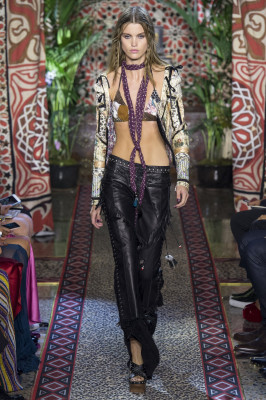 Luna Bijl - Roberto Cavalli Spring/Summer 2018 Fashion Show in Milan
