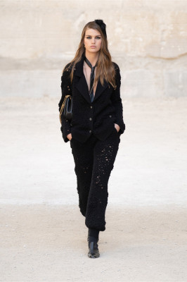 Luna Bijl - Chanel Cruise 2022 Fashion Show in Paris