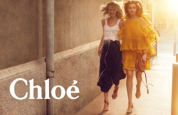 Luna Bijl - photoshoot for CHLOE SPRING/SUMMER 2017 CAMPAIGN