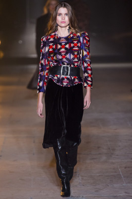 Luna Bijl - ISABEL MARANT AUTUMN/WINTER fashion show in Paris