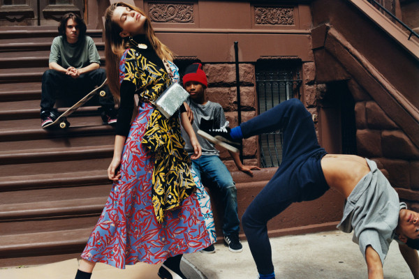 Luna Bijl - photoshoot for Diane von Furstenberg Autumn/Winter 2018 Collection