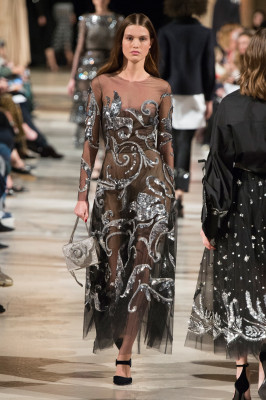 Luna Bijl - Oscar de la Renta Autumn/Winter 2018 Fashion Show in New York
