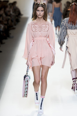Luna Bijl - FENDI SPRING/SUMMER 2017 Fashion Show in Milan