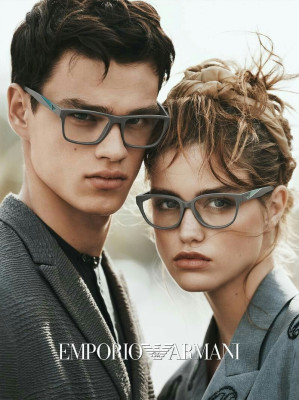 Luna Bijl - for Emporio Armani Spring/Summer Eyewear Campaign