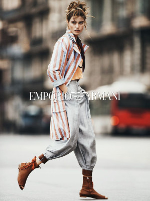 Luna Bijl - Emporio Armani Spring / Summer Campaign