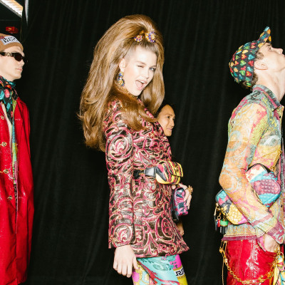 Luna Bijl - Versace Pre-Fall 2019 Fashion Show in New York