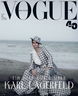 Luna Bijl - Vogue Germany July 2019 by Peter Lindbergh