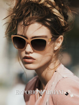 Luna Bijl - for Emporio Armani Spring/Summer Eyewear Campaign
