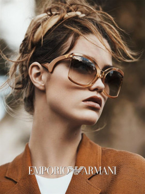 Luna Bijl - for Emporio Armani Spring/Summer Eyewear Campaign