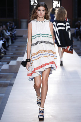 Luna Bijl - Sonia Rykiel Spring/Summer 2017 Fashion Show in Paris
