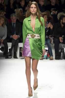 Luna Bijl - Fausto Puglisi Spring/Summer 2018 Fashion Show in Milan