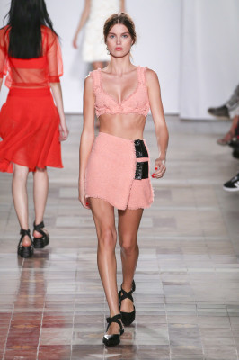 Luna Bijl - Sonia Rykiel Spring/Summer 2018 Fashion Show in Paris
