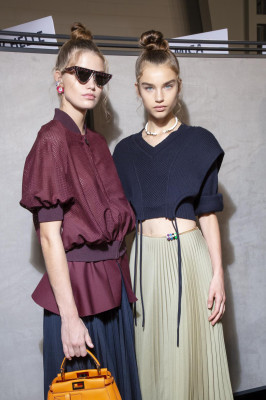 Luna Bijl - Fendi Spring/Summer 2019 Fashion Show in Milan