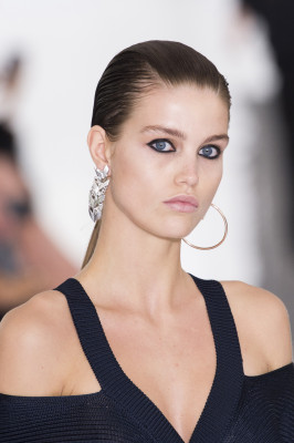 Luna Bijl - Roberto Cavalli Spring/Summer 2018 Fashion Show in Milan