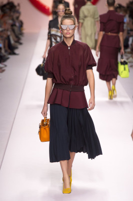 Luna Bijl - Fendi Spring/Summer 2019 Fashion Show in Milan