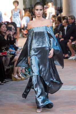 Luna Bijl - Alberta Ferretti Spring/Summer 2018 Fashion Show in Milan