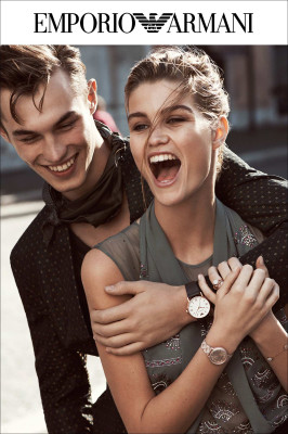 Luna Bijl - Emporio Armani Spring/Summer Campaign in Rome