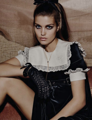 Luna Bijl by Liz Collins for Vogue Ukraine | December 2020/January 2021