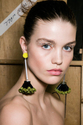 Luna Bijl - Holly Fulton Autumn/Winter Fashion Show in Paris