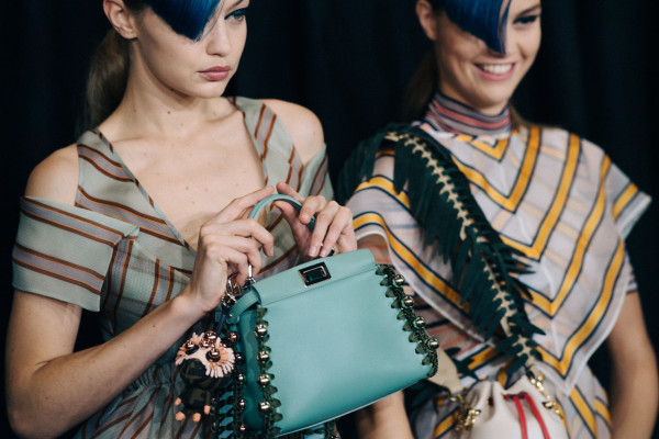 Luna Bijl - Fendi Spring/Summer 2018 Fashuin Show in Milan
