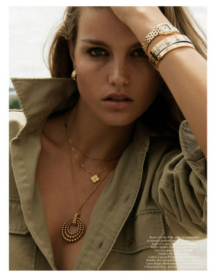 LUNA BIJL in Vogue Magazine, France August 2020
