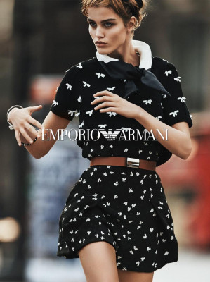 Luna Bijl - Emporio Armani Spring / Summer Campaign