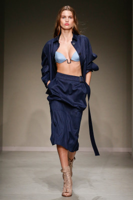 Luna Bijl - Trussardi Spring/Summer 2018 Fashion Show in Milan