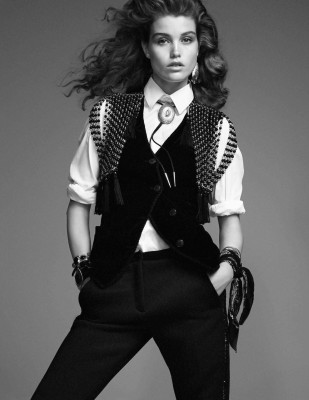 Luna Bijl - Photoshoot For Vogue Paris 